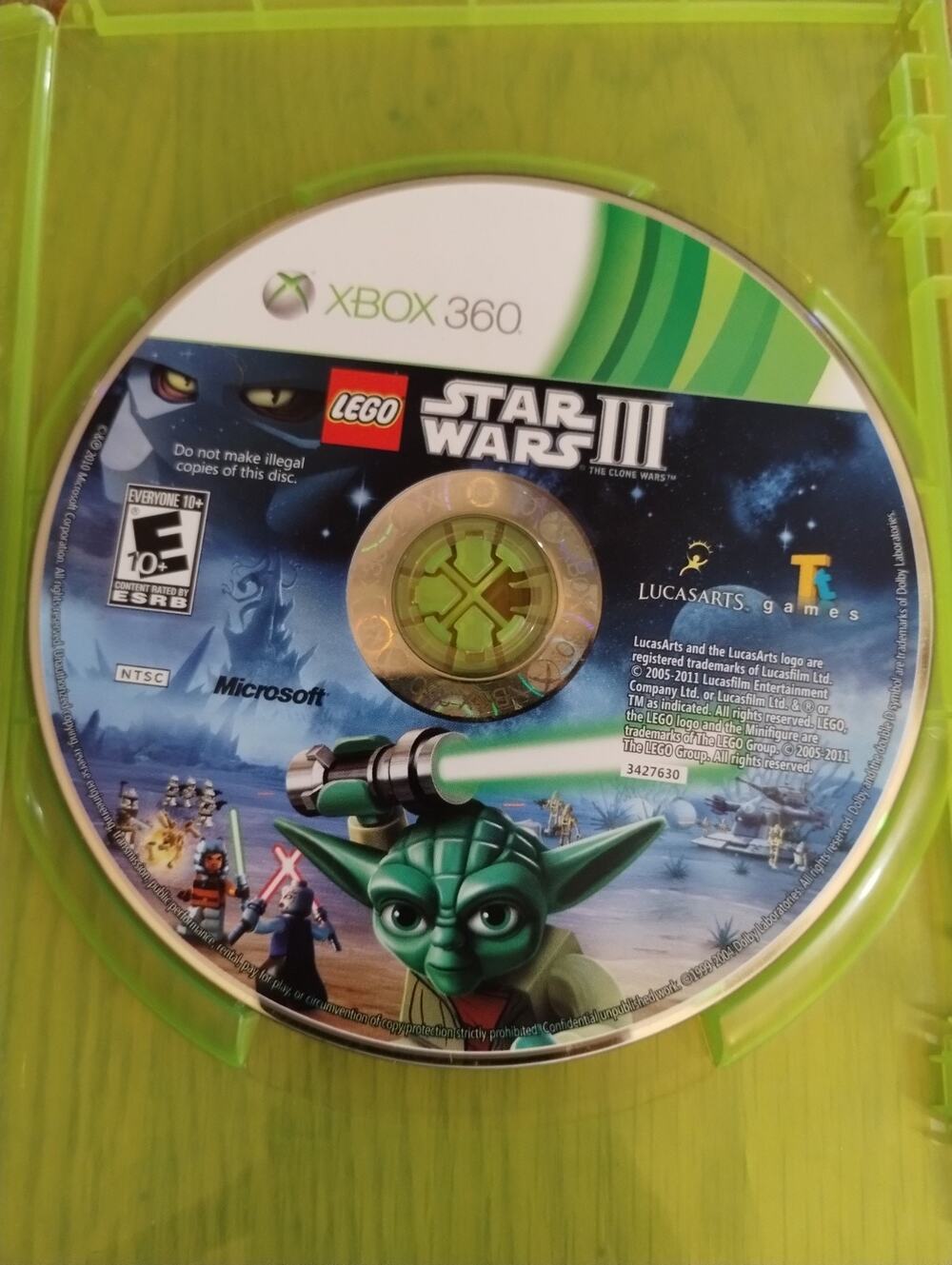 LEGO Star Wars III The Clone Wars Xbox 360 Disc Only